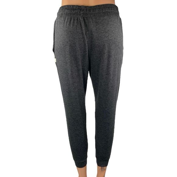 Vuori Women's Black Drawstring High Rise Tapered Athletic Jogger Sweat Pants S - Picture 3 of 4